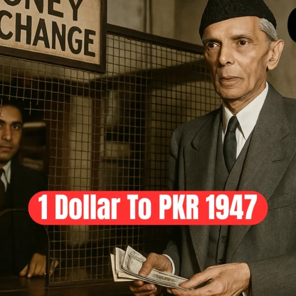 1 Dollar to PKR in 1947