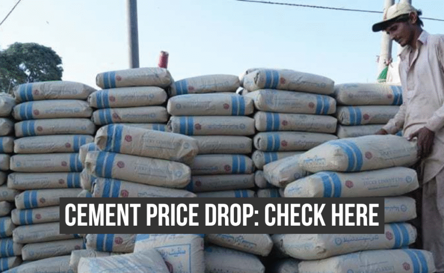 Cement Prices Drop Slightly in Pakistan – Check Updated City-wise Rates for May 2025