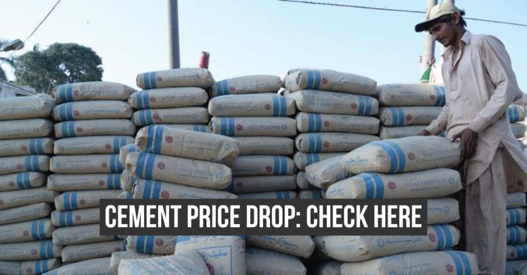 Cement Prices Drop Slightly in Pakistan – Check Updated City-wise Rates for May 2025