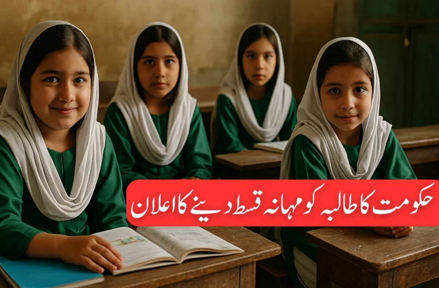 Sindh Govt Offers Monthly Stipends to School Girls