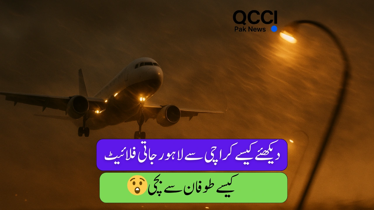 Terrifying Storm Hits Karachi to Lahore Flight Mid-Air – Full Video Inside