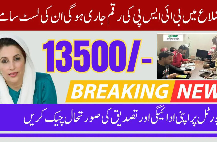 BISP 8171 June Payment 2025 Rs. 13,500 Installment Starts in Selected Districts