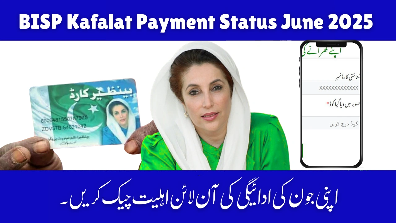 BISP Kafalat Payment Status June 2025 Check Online via 8171 Web Portal